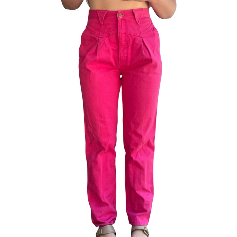 Vintage Wrangler Hot Pink High-Rise Western Jeans – 13x32